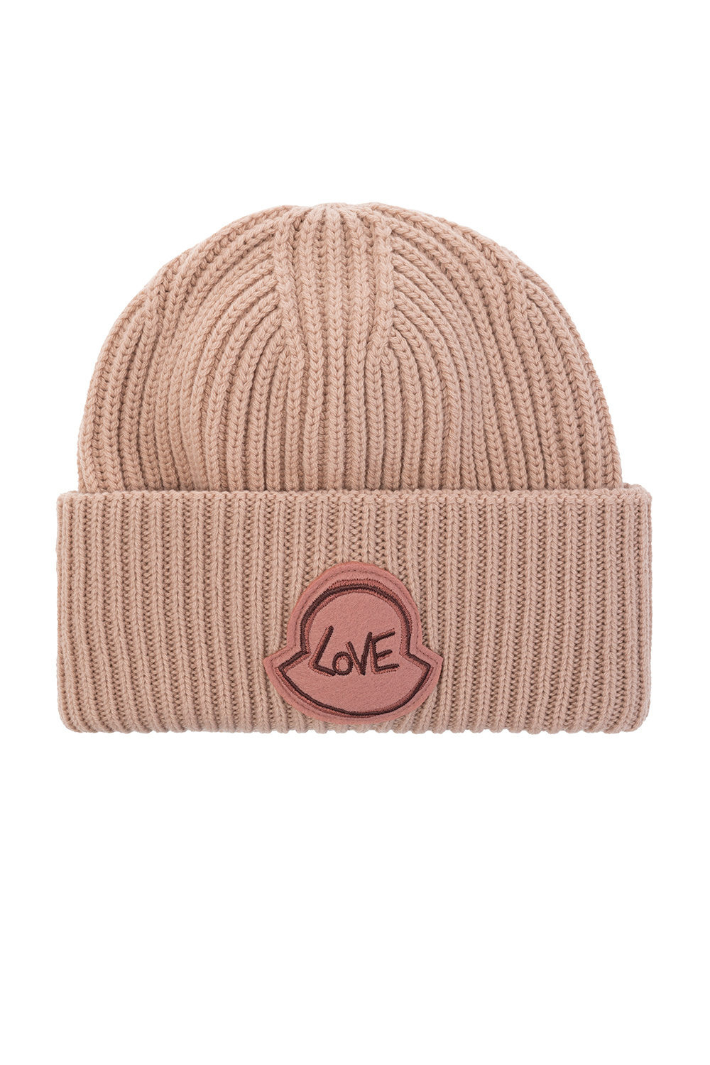 moncler blush pink hat