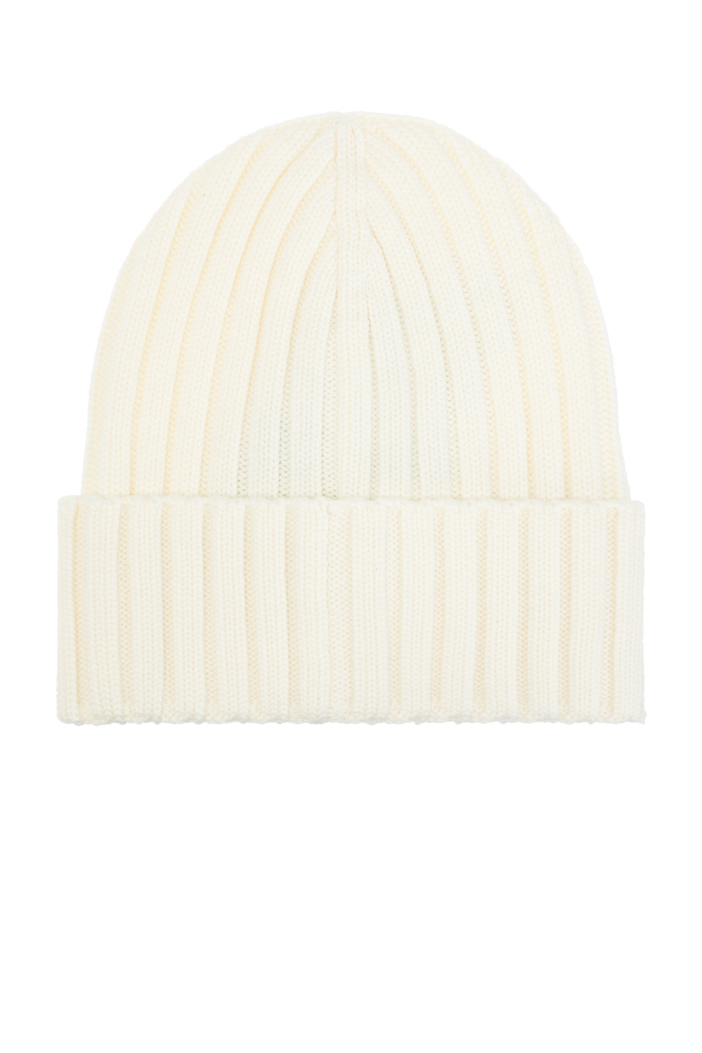 cream moncler hat