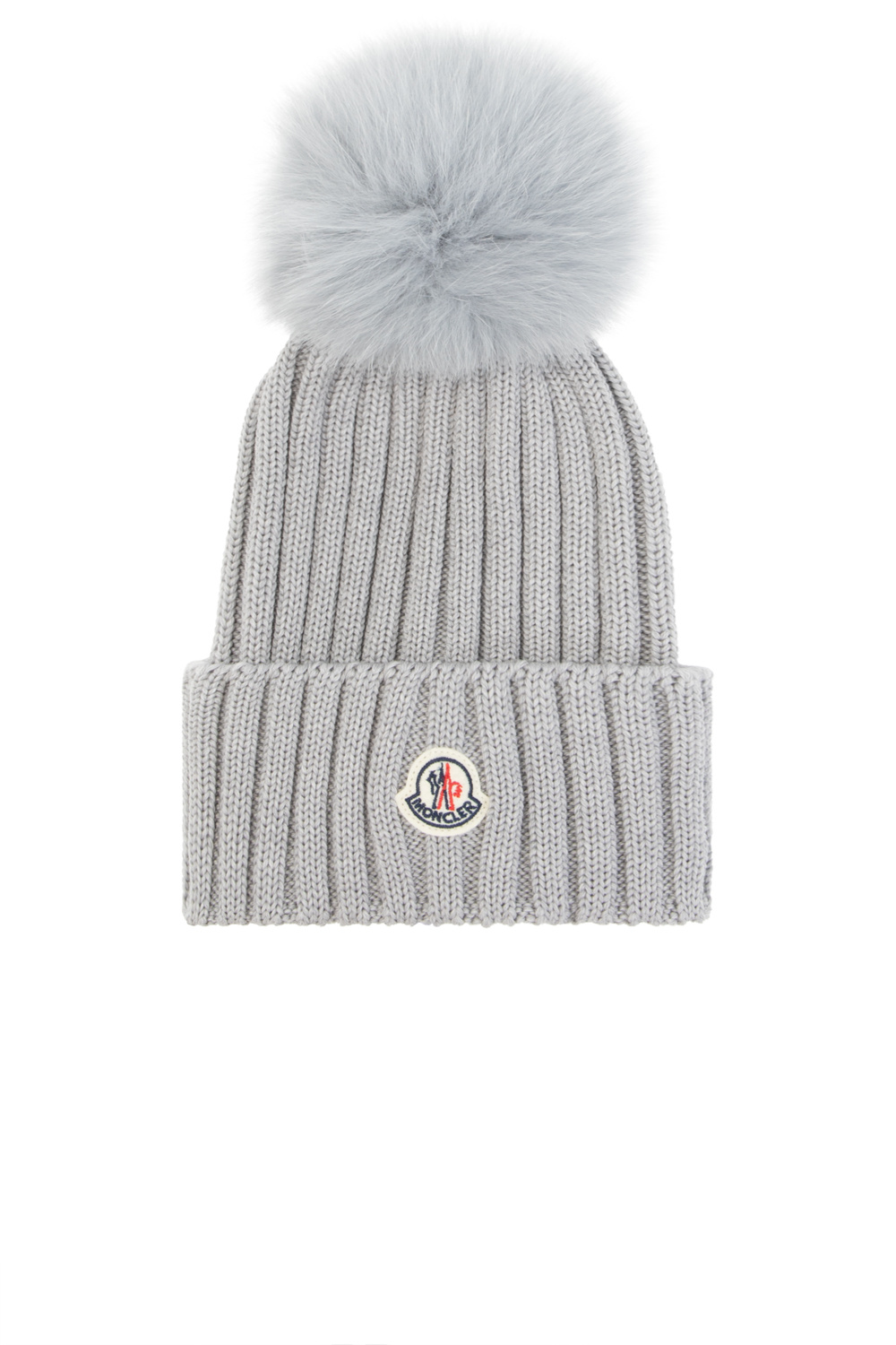 Moncler Wool hat with pom-pom