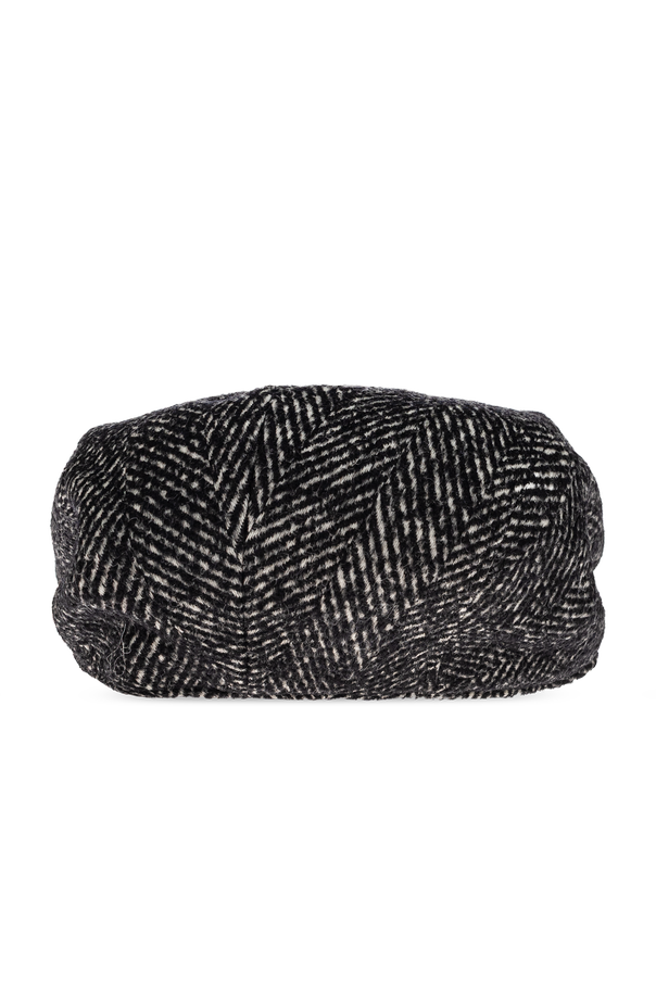 Dolce & Gabbana Wool Herringbone Flat Cap