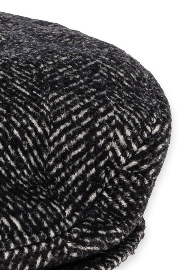 Dolce & Gabbana Wool Herringbone Flat Cap