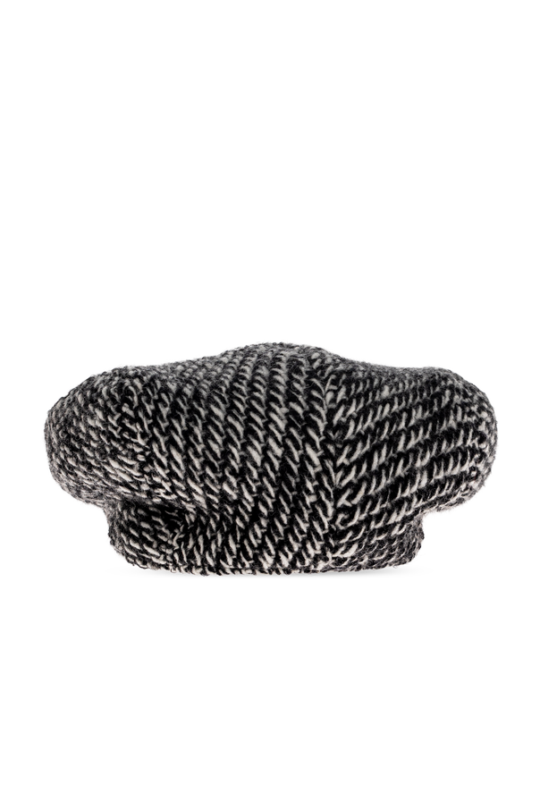 Dolce & Gabbana Boina de lã em padrão espinha de peixe