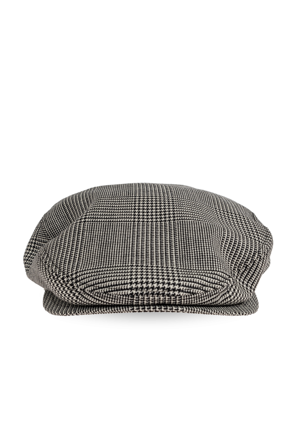 Woolen houndstooth flat cap od Dolce & Gabbana