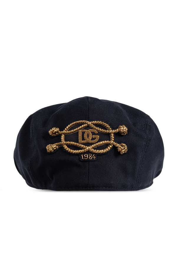 Dolce & Gabbana Flat cap with appliqué