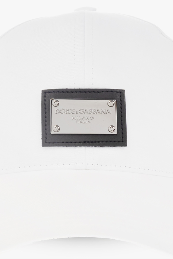 Dolce & Gabbana Czapka z daszkiem z naszywką