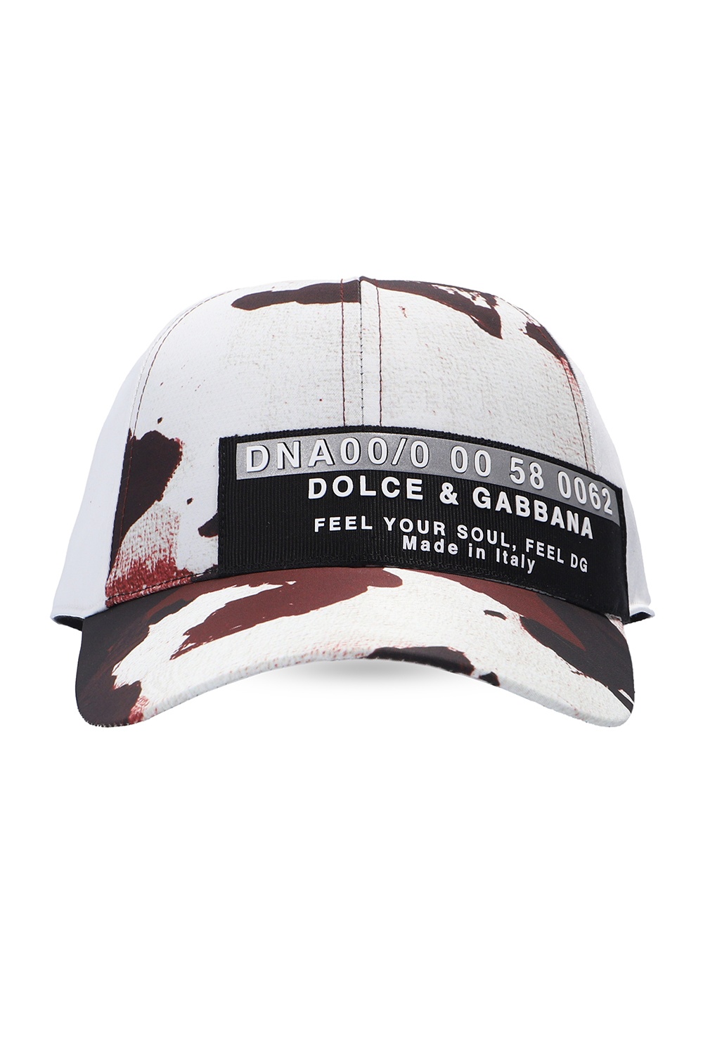 Dolce & Gabbana Kids touch-strap low-top sneakers Patterned baseball cap