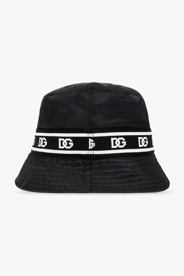 Dolce & Gabbana Bucket hat Beige with monogram