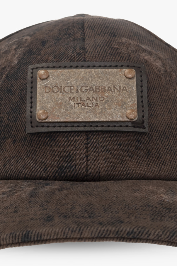 Dolce & Gabbana jacquard-effect single-breasted blazer Baseball cap