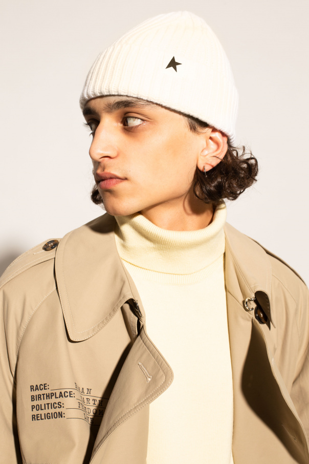 Golden Goose Wool hat combined with logo