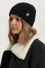 Golden Goose BLACK Wool hat with logo