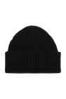 Golden Goose BLACK Wool hat with logo