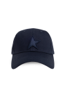 blue embroidered logo baseball cap