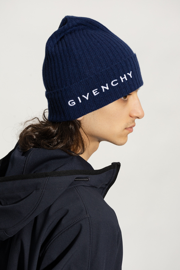 givenchy POUCH Beanie with logo