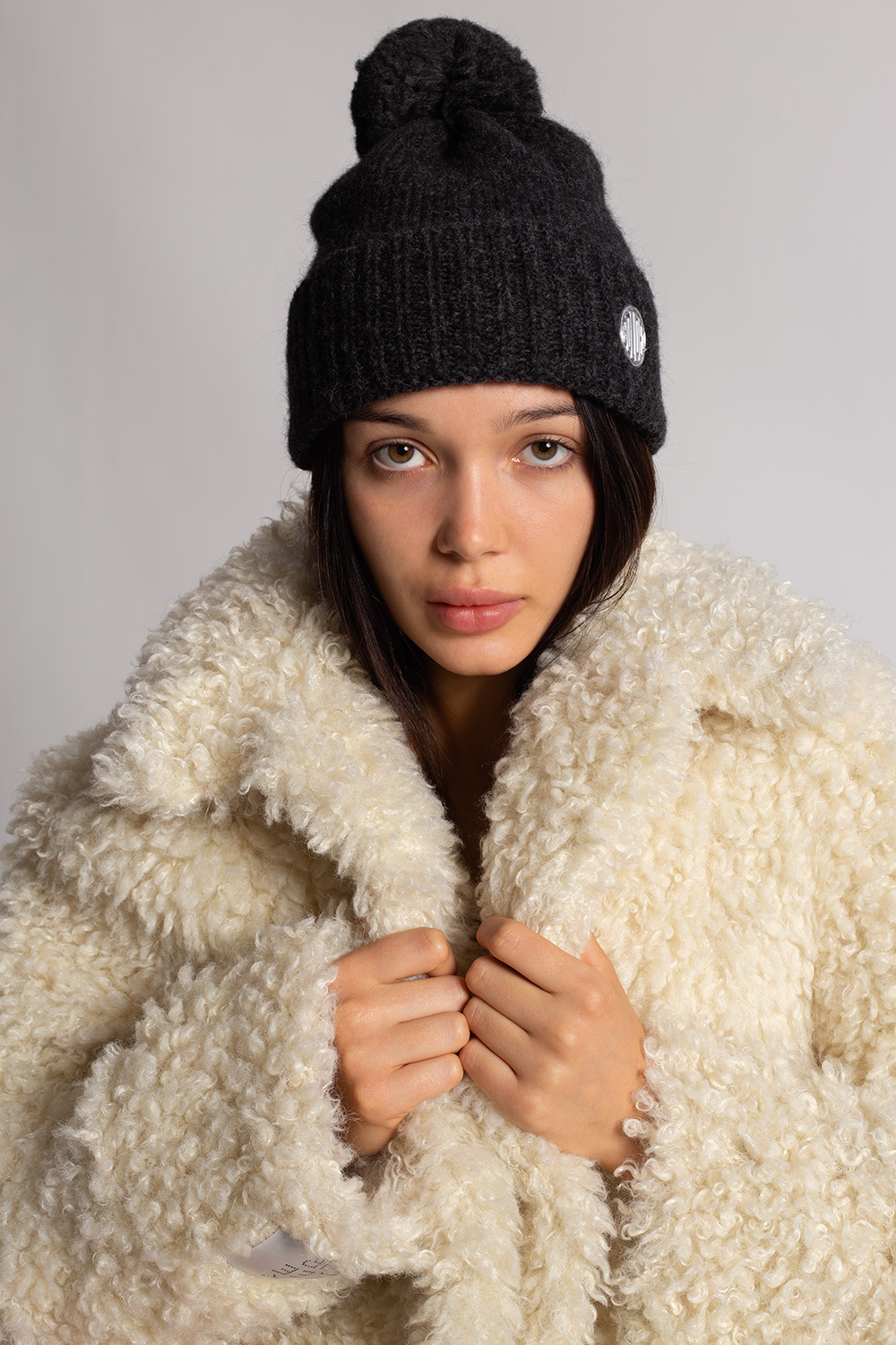 Golden Goose Wool hat with logo