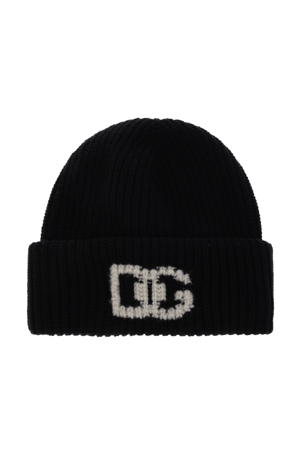 Wool Beanie with Logo od Dolce & Gabbana