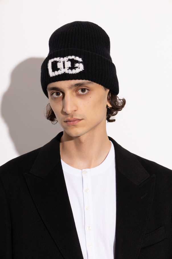 Dolce & Gabbana Wollmütze mit Logo