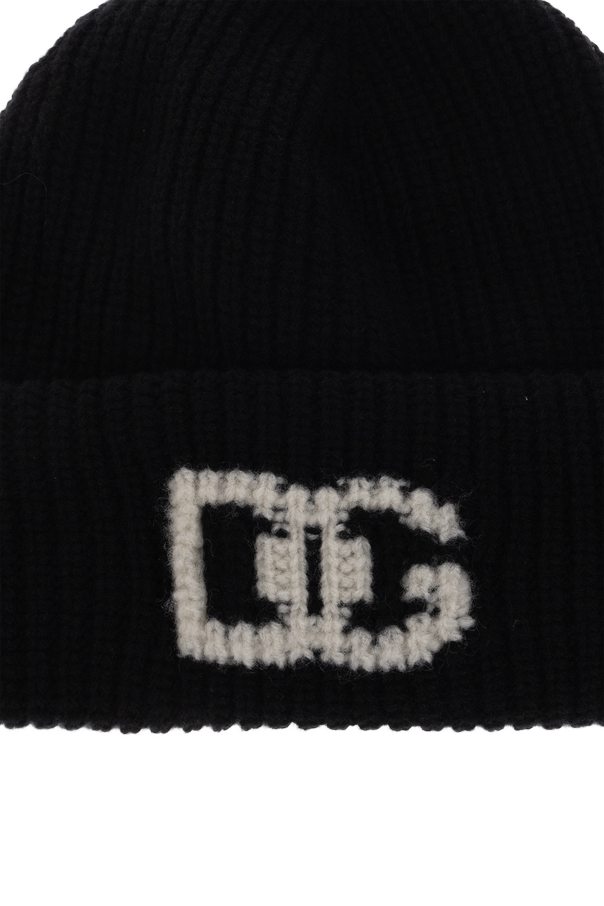 Dolce & Gabbana Wollmütze mit Logo