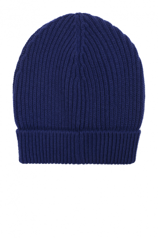 Dolce & Gabbana Rib-knit hat with logo