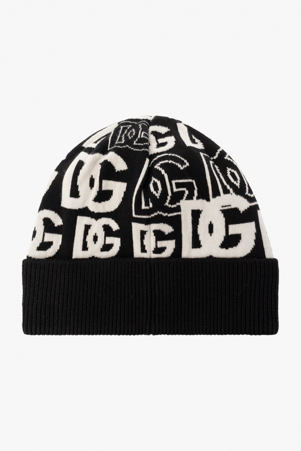 dolce gabbana button embellished ankle boots item Beanie with monogram
