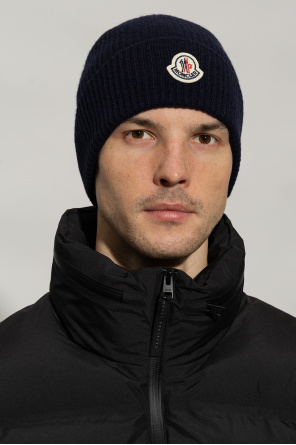 Wool beanie with logo od Moncler