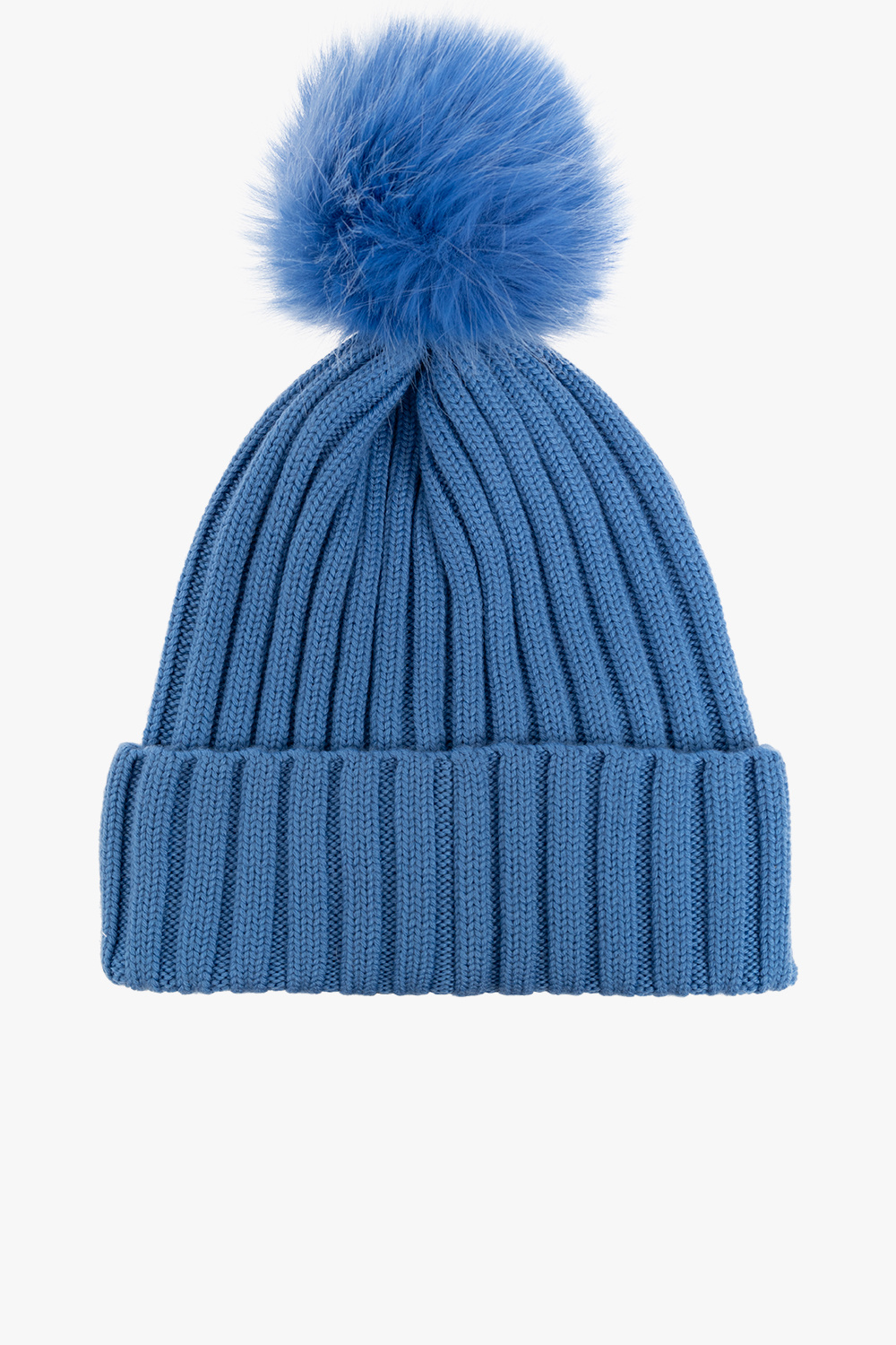 Moncler Beanie with fur pompom