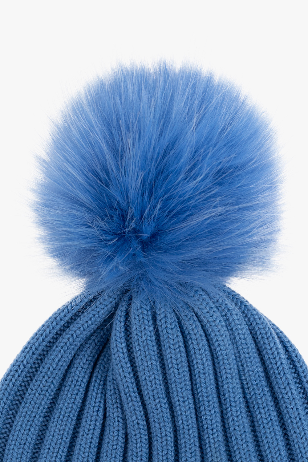 Moncler Beanie with fur pompom