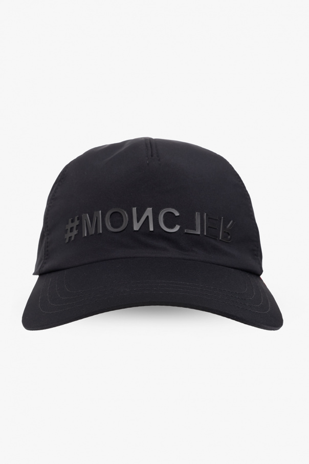 Moncler Grenoble Moschino logo-plaque graphic-print cap