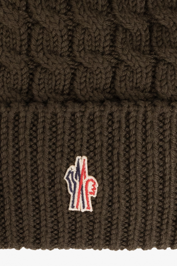 Moncler Grenoble embroidered column cap