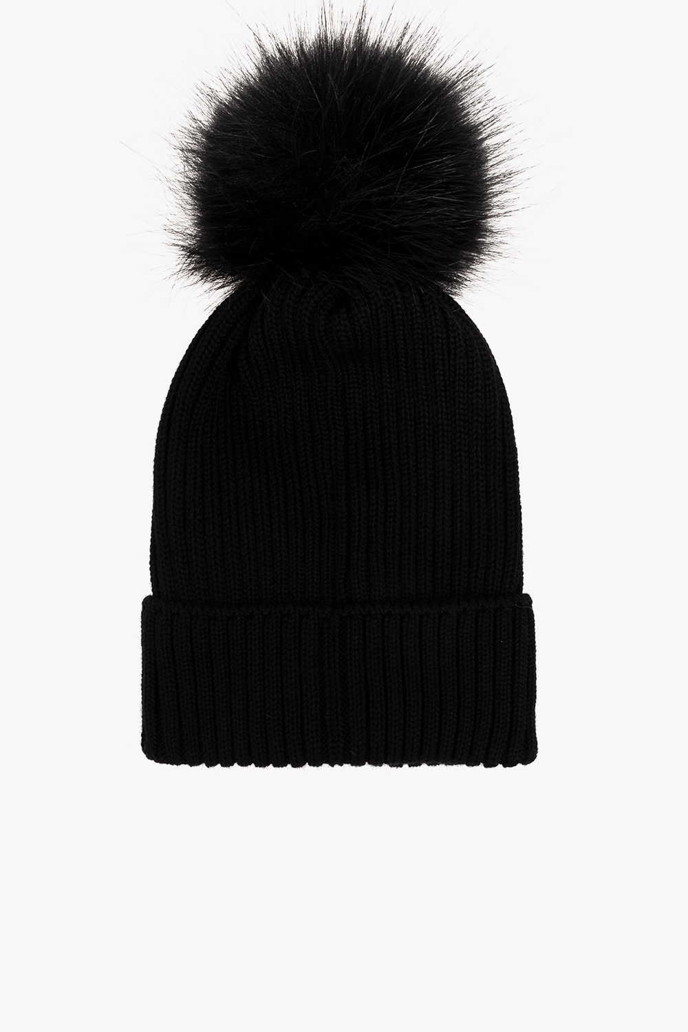 Moncler Enfant Ribbed beanie with logo