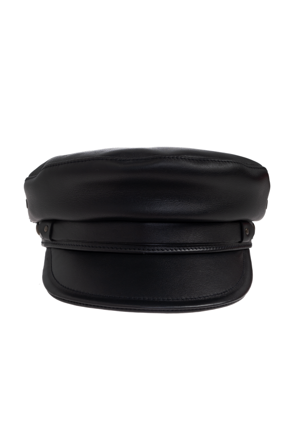Leather flat cap od Dsquared2