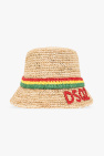 Dsquared2 beige Woven hat with logo