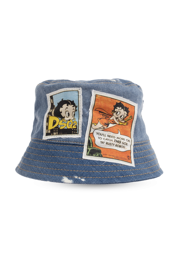 Dsquared2 NEW ERA CAP paisley-print bucket hat