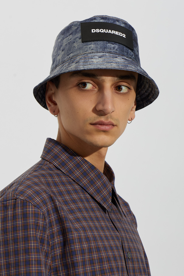 Dsquared2 Sombrero tipo pescador con logo