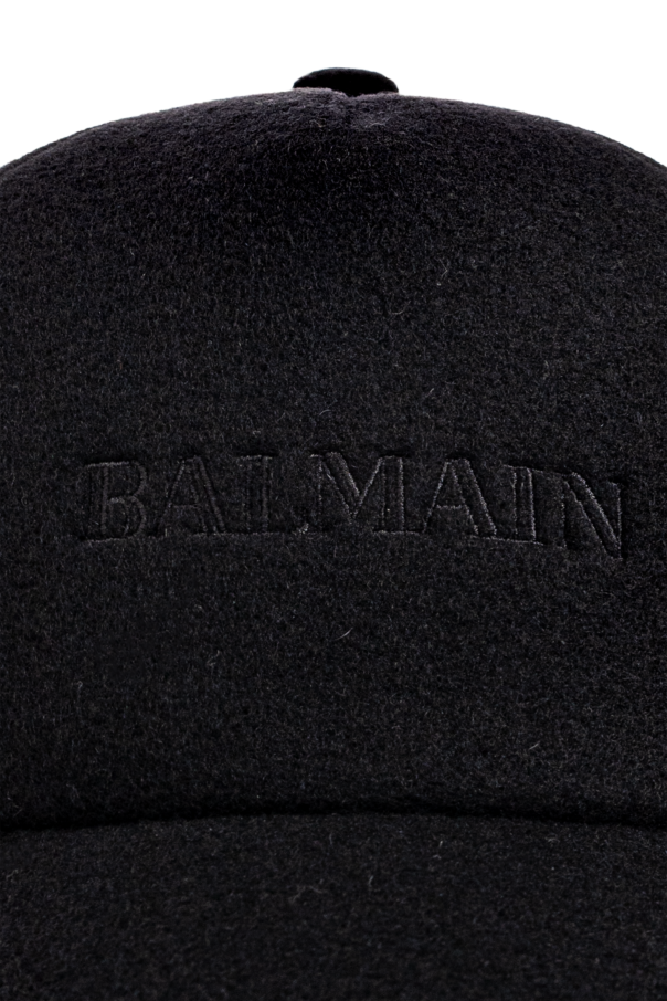 Balmain Wool baseball cap