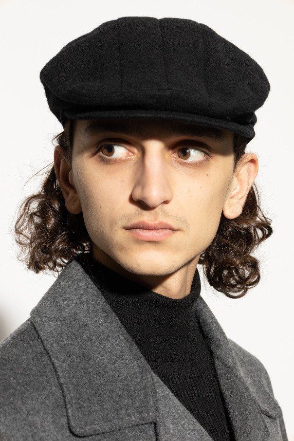 Yohji Yamamoto Wollschiebermütze