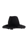 Yohji Yamamoto BLACK Wool Hat