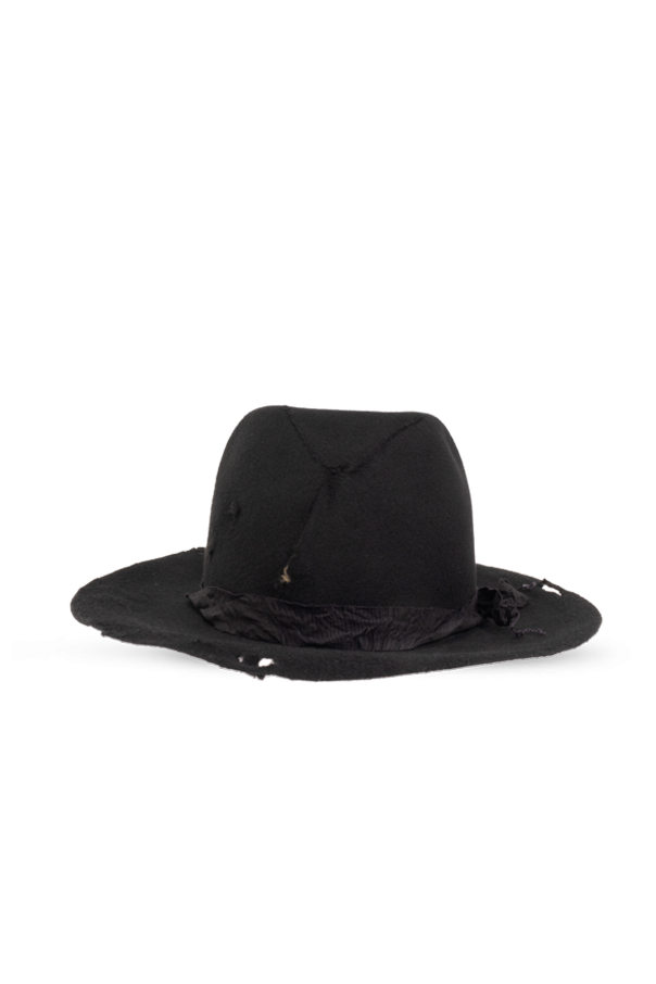 Wełniany kapelusz od Yohji Yamamoto