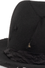 Yohji Yamamoto BLACK Wool fedora hat