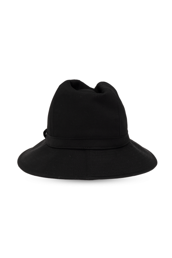 Yohji Yamamoto Wool fedora visor hat