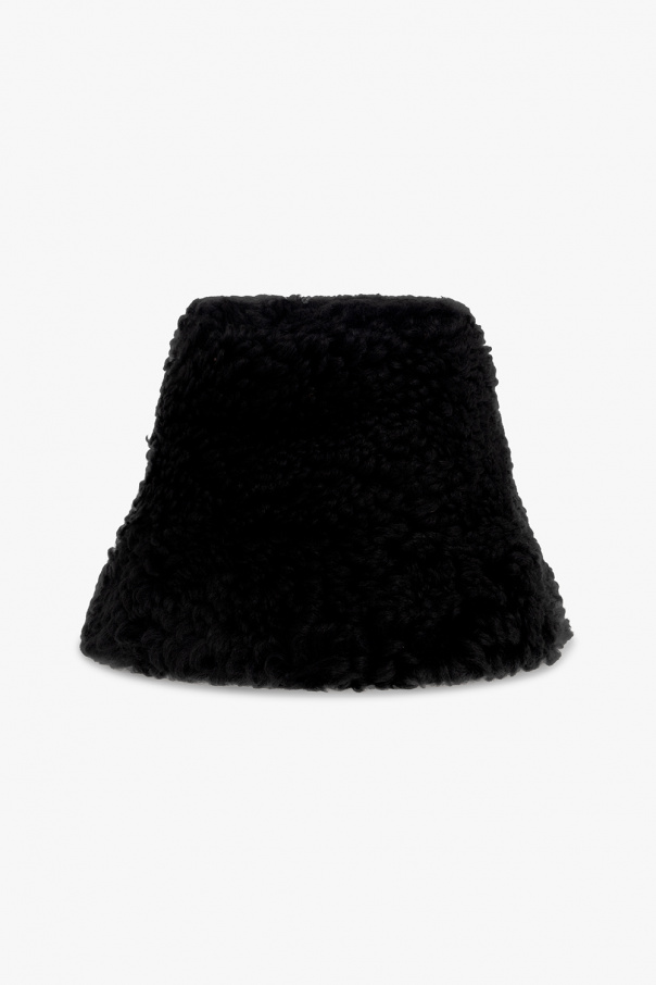 Cult Gaia ‘Kumi’ fur bucket Tech hat