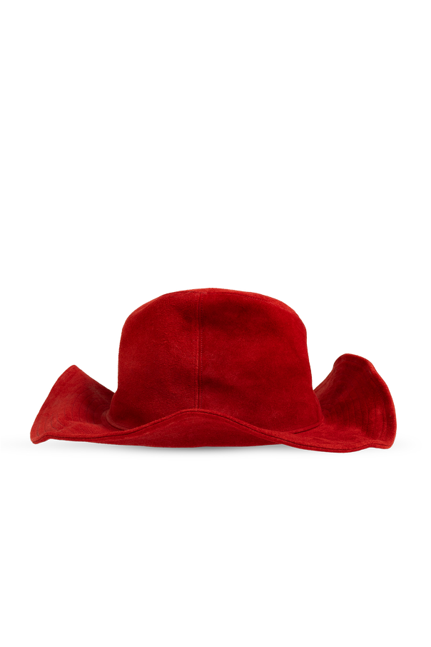Suede hat od Yohji Yamamoto