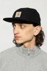 Carhartt WIP BLACK ‘Backley’ baseball cap with logo