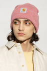 Carhartt WIP PINK ‘Watch’ beanie with logo