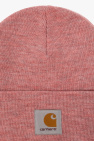 Carhartt WIP PINK ‘Watch’ beanie with logo