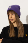 Carhartt WIP PURPLE ‘Ashley’ beanie with logo