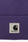 Carhartt WIP PURPLE ‘Ashley’ beanie with logo