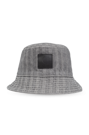 Hat with a logo patch