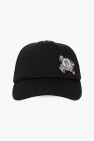 Moschino Kids Teddy Bear-motif two-piece hat & bib set Grey