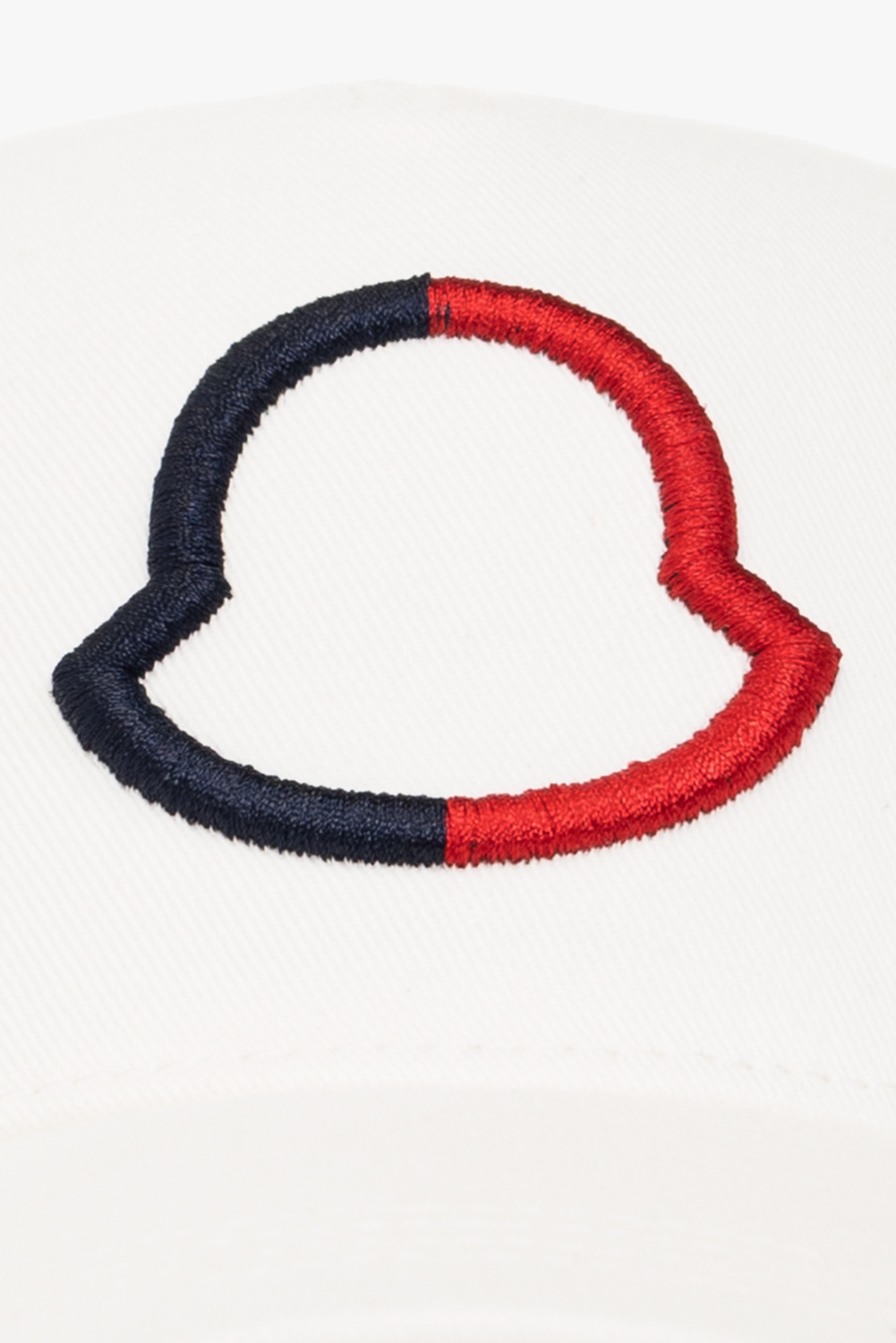 Moncler Man's Baroque Printed Cotton Cap With Logo