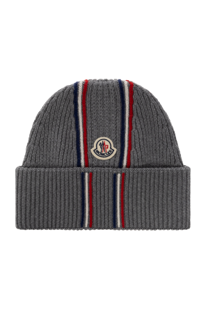 Beanie with logo patch